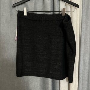 Wild Fable Black Crochet Skirt
